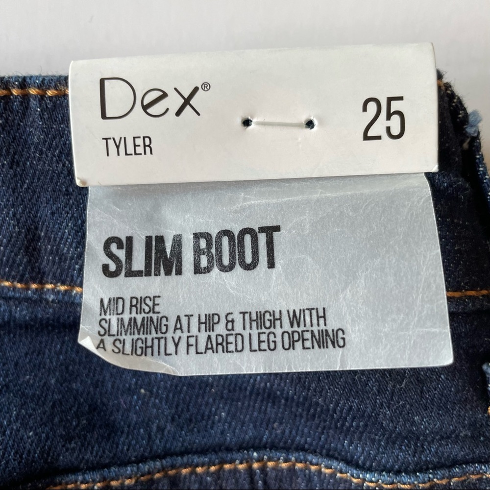 Dex Tyler Slim Boot Cut Jeans Size 25 x 32 - Picture 5 of 10